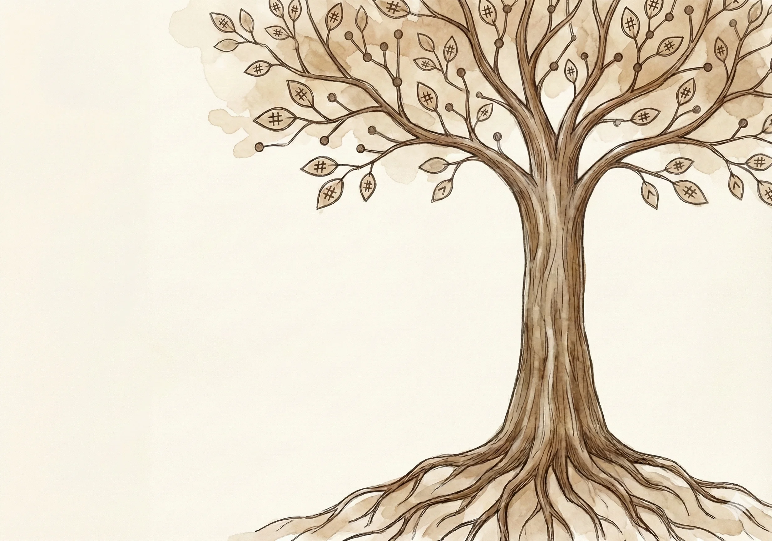 Knowledge tree illustration